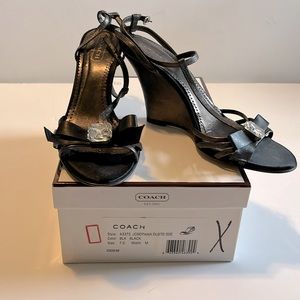 Coach Josephina Dustd SDE Wedge Dress Shoe